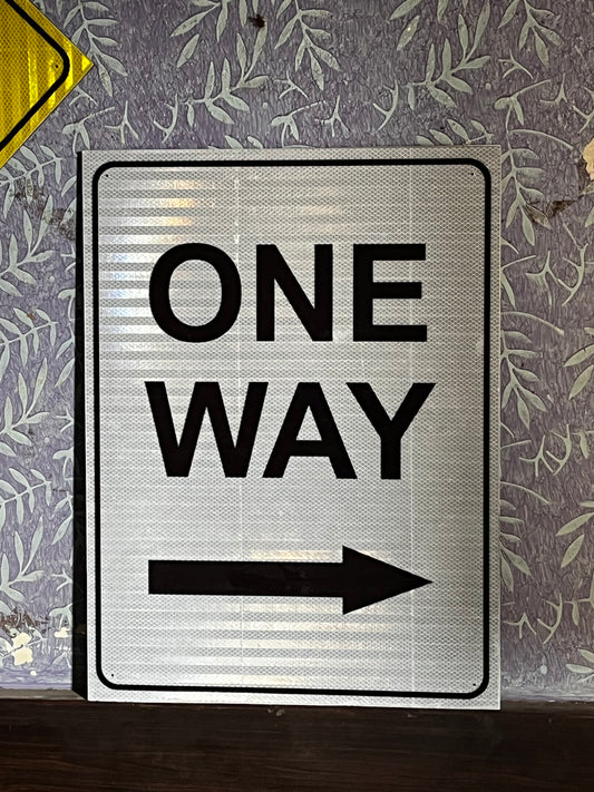 3 custom tarffic sign